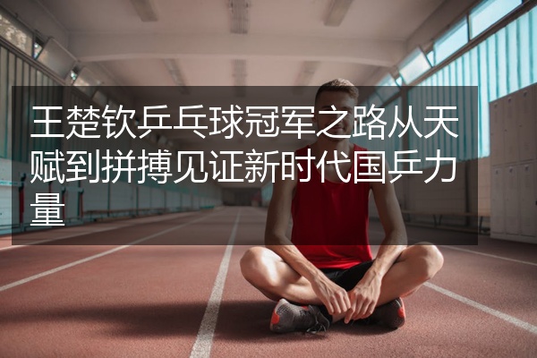 王楚钦乒乓球冠军之路从天赋到拼搏见证新时代国乒力量